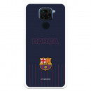 FC Barcelona Hülle für Xiaomi Redmi Note 9 Barsa Blauer Hintergrund – FC Barcelona Offizielle Lizenz