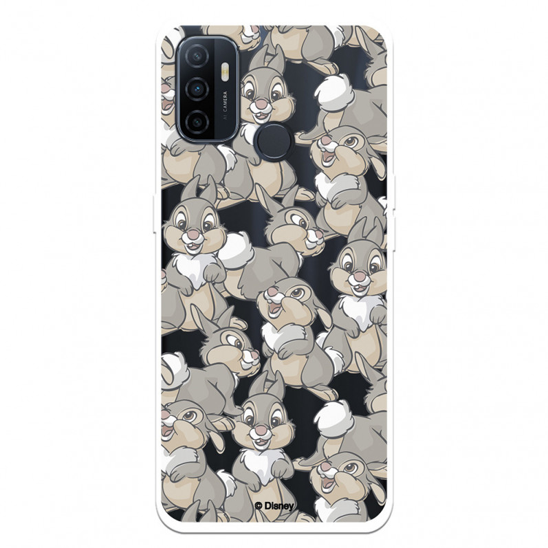 Funda para Oppo A53 Oficial de Disney Tambor Patrones - Bambi