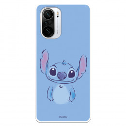 Funda para Xiaomi Poco F3 Oficial de Disney Stitch Azul - Lilo & Stitch