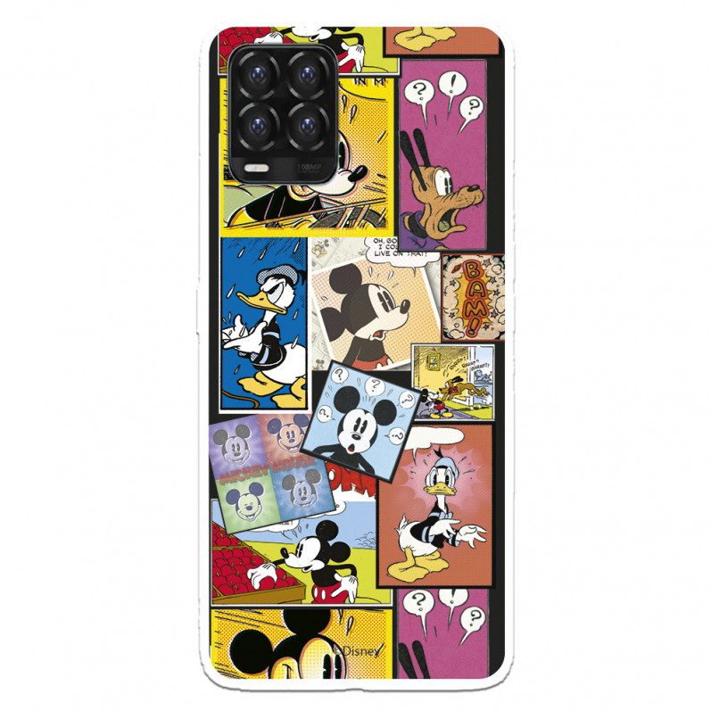 Fundaara Realme 8 Pro Oficial de Disney Mickey Comic - Clásicos Disney