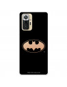 Funda para Xiaomi Redmi Note 10 Pro Oficial de DC Comics Batman Logo Transparente - DC Comics