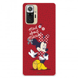 Funda para Xiaomi Redmi Note 10 Pro Oficial de Disney Minnie Mad About - Clásicos Disney