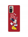 Funda para Xiaomi Redmi Note 10 Pro Oficial de Disney Minnie Mad About - Clásicos Disney