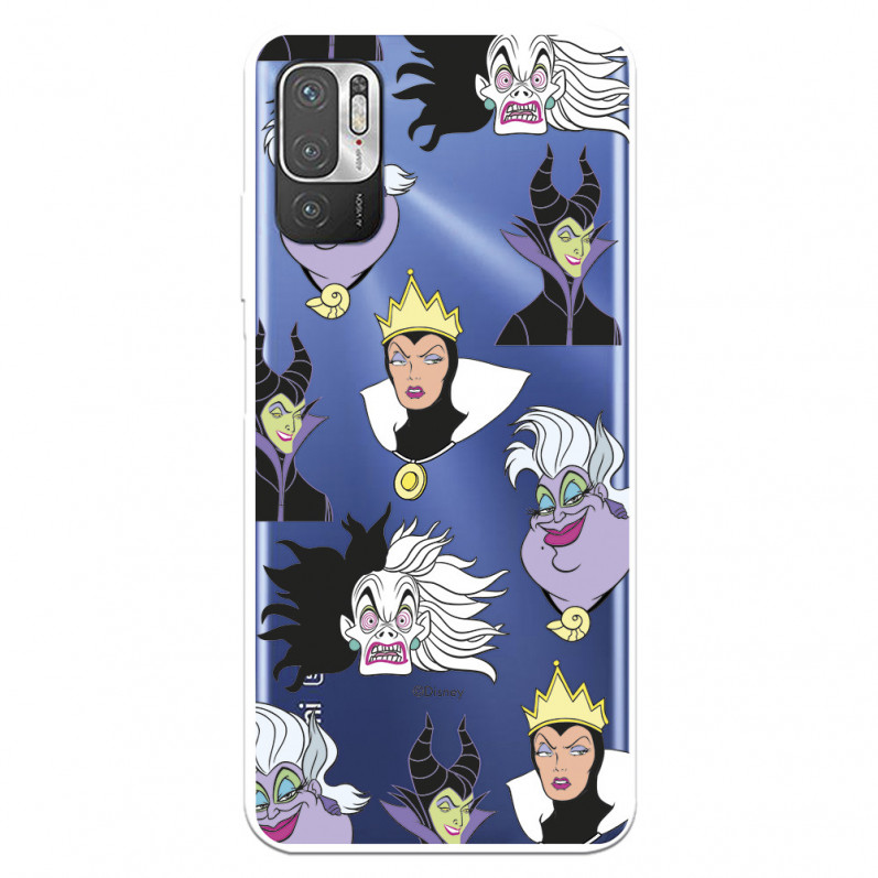 Funda para Xiaomi Redmi Note 10 5G Oficial de Disney Villanas Patrón - Villanas Disney