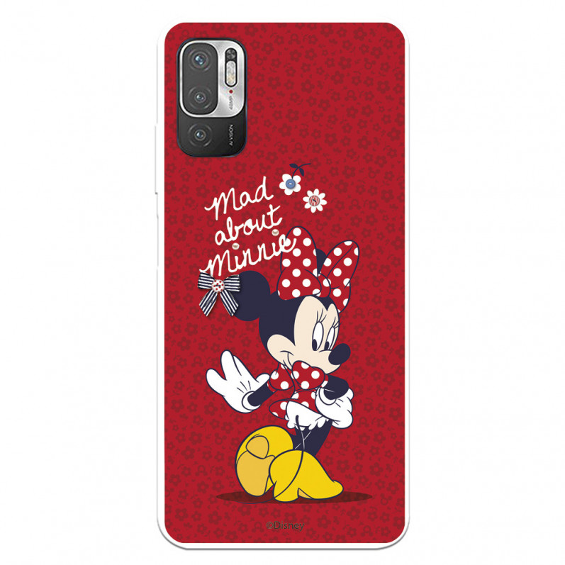 Funda para Xiaomi Redmi Note 10 5G Oficial de Disney Minnie Mad About - Clásicos Disney