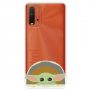 Funda para Xiaomi Redmi 9T Oficial de Star Wars Baby Yoda Sonrisas - The Mandalorian