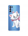 Funda para Oppo Find X3 Lite Oficial de Disney Marie Silueta - Los Aristogatos