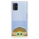 Funda para Samsung Galaxy A71 5G Oficial de Star Wars Baby Yoda Sonrisas - The Mandalorian