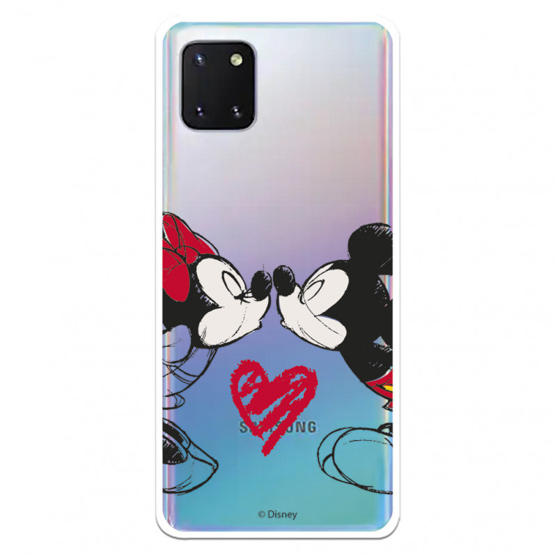 Offizielle Disney Mickey und Minnie Kiss Samsung Galaxy A81 Hülle – Disney Classics