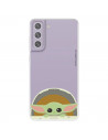 Funda para Samsung Galaxy S21 FE Oficial de Star Wars Baby Yoda Sonrisas - The Mandalorian