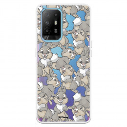 Funda para Oppo A94 5G Oficial de Disney Tambor Patrones - Bambi