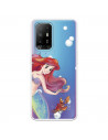 Funda para Oppo A94 5G Oficial de Disney Ariel y Sebastián Burbujas - La Sirenita