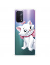 Funda para Oppo A54 5G Oficial de Disney Marie Silueta - Los Aristogatos