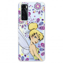 Funda para Vivo Y70 Oficial de Disney Campanilla Flores - Peter Pan