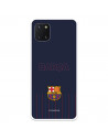 Fundaara Samsung Galaxy A81 del Barcelona Barsa Fondo Azul - Licencia Oficial FC Barcelona