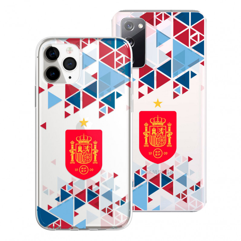 Oficială a echipei naționale spaniole de design oficial oficial de telefon mobil Cazul telefonului mobil - Triangle Shield