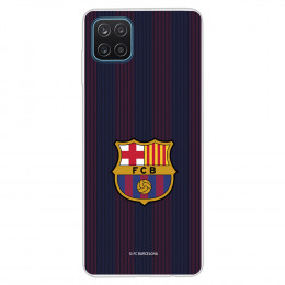 Funda para Samsung Galaxy M12 del Barcelona Rayas Blaugrana - Licencia Oficial FC Barcelona