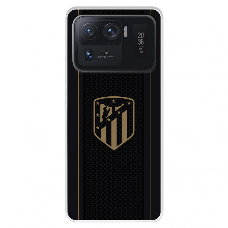 Carcasă pentru Xiaomi Mi 11 Ultra Atleti Golden Shield Black Background - Atletico de Madrid Official Licence