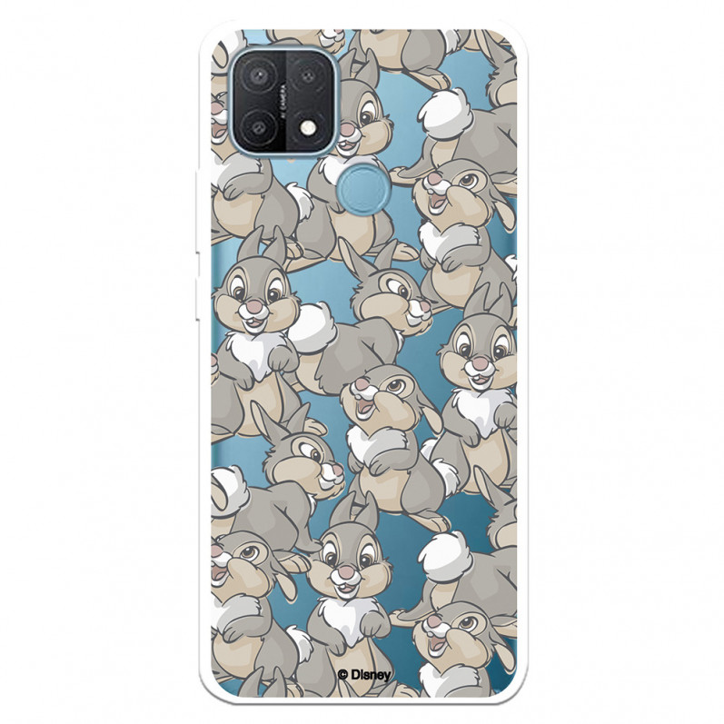 Funda para Oppo A15 Oficial de Disney Tambor Patrones - Bambi