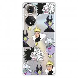 Funda para Huawei Honor 50 5G Oficial de Disney Villanas Patrón - Villanas Disney