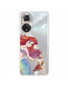 Funda para Huawei Honor 50 5G Oficial de Disney Ariel y Sebastián Burbujas - La Sirenita