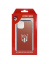 Funda para iPhone 13 del Atleti Escudo Plateado Fondo - Licencia Oficial Atlético de Madrid