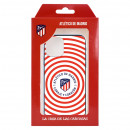 Funda para iPhone 13 Pro del Atleti Escudo Fondo Rojiblanco Circular - Licencia Oficial Atlético de Madrid
