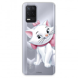 Funda para Realme Narzo 30 5G Oficial de Disney Marie Silueta - Los Aristogatos