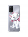 Funda para Realme Narzo 30 5G Oficial de Disney Marie Silueta - Los Aristogatos