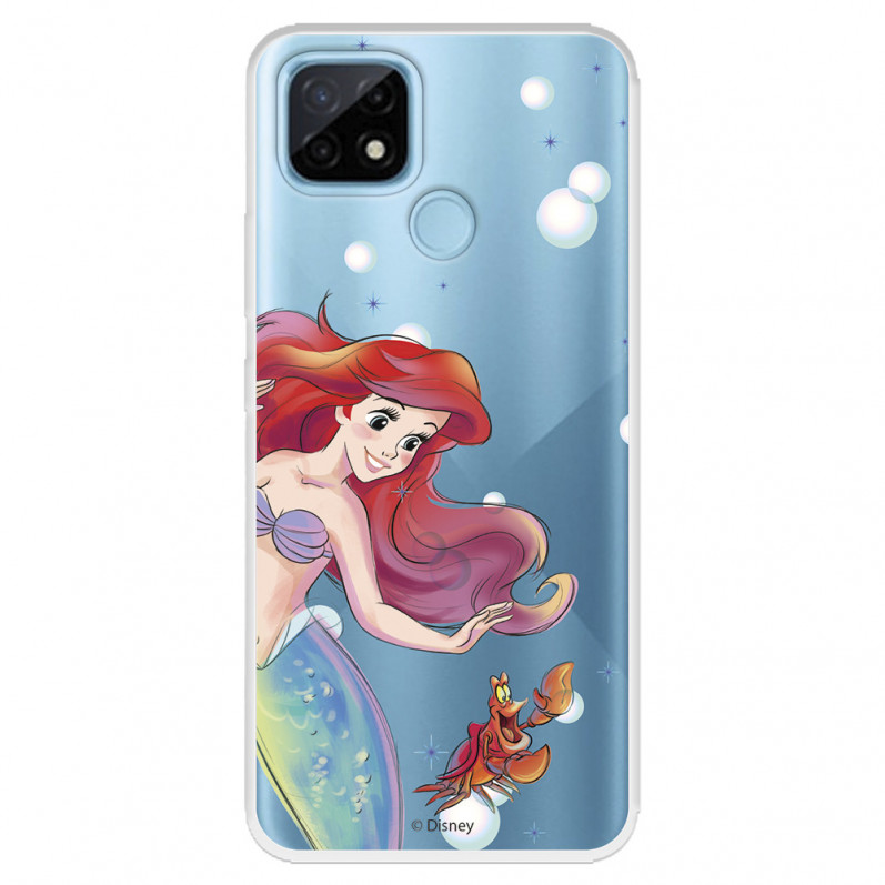 Disney Ariel and Sebastian Bubbles - The Little Mermaid Official Disney Ariel and Sebastian Bubbles Case pentru Realme C21