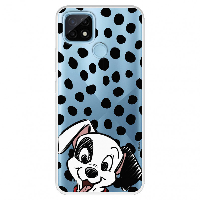 Coperta pentru Realme C21 Cățelușul oficial Disney reperat - 101 Dalmațieni