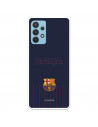 Barcelona Barcelona Galaxy A32 4G Case pentru Samsung Barcelona Galaxy A32 4G fundal albastru - Licență oficială FC Barcelona