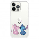 Carcasa oficială Disney Angel & Stitch Kiss pentru iPhone 13 Pro - Lilo & Stitch