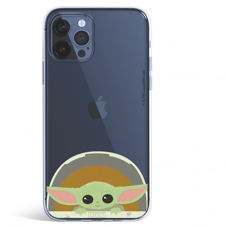 Oficial Star Wars Baby Yoda zâmbește pentru iPhone 12 Pro Case - The Mandalorian