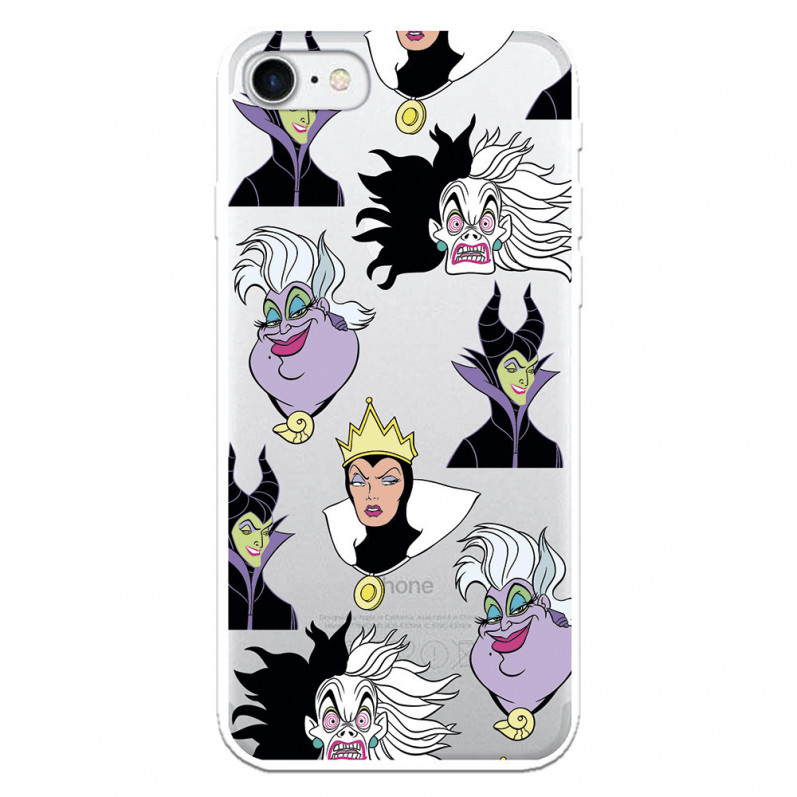 Carcasa oficială Disney Villains Pattern pentru iPhone 7 - Disney Villains