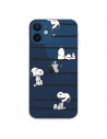 Official Peanuts Snoopy Stripe Oficial iPhone 12 Pro Case - Snoopy