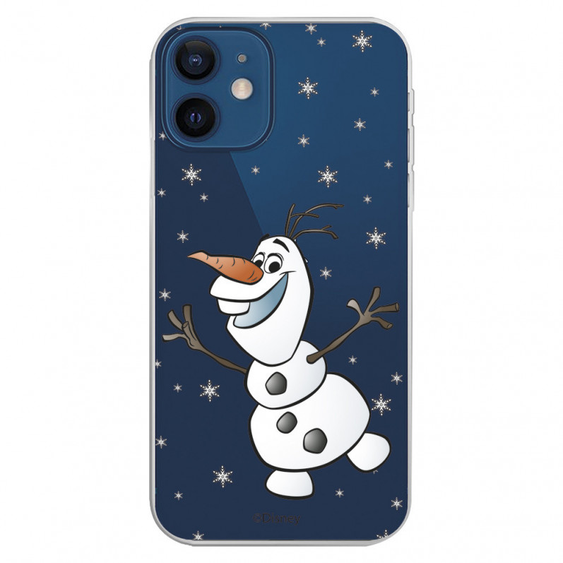 Carcasa oficială Disney Olaf Olaf Olaf transparentă pentru iPhone 12 Pro - Frozen