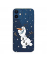 Carcasa oficială Disney Olaf Olaf Olaf transparentă pentru iPhone 12 Pro - Frozen