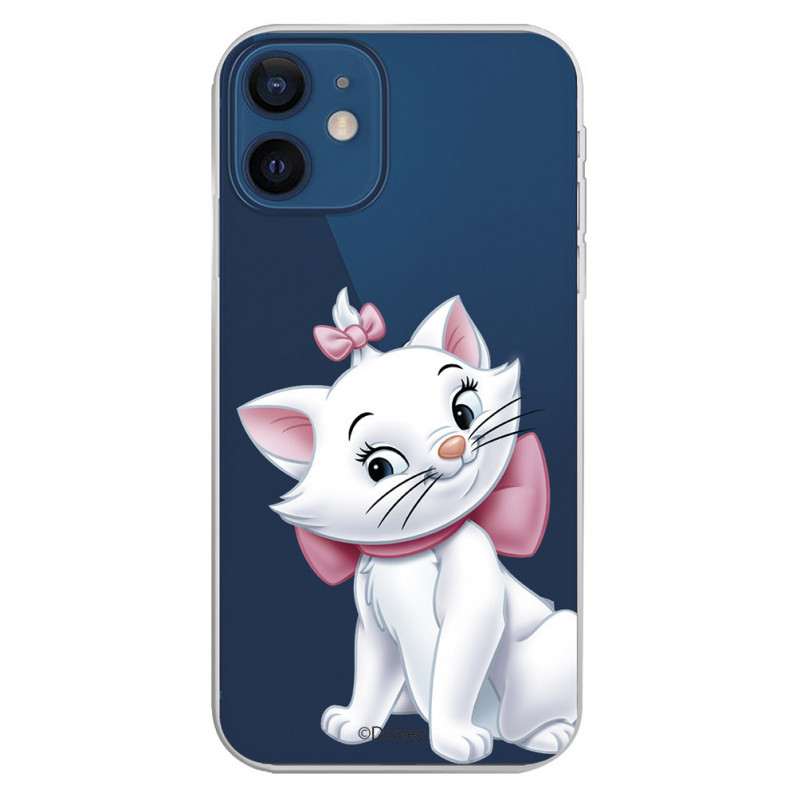 Carcasa oficială Disney Marie Silhouette pentru iPhone 12 Mini - The Aristocats