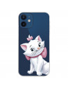 Carcasa oficială Disney Marie Silhouette pentru iPhone 12 Mini - The Aristocats