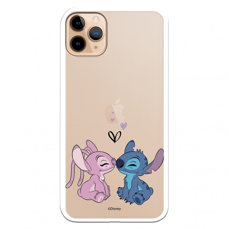 Carcasa oficială Disney Angel & Stitch Kiss pentru iPhone 11 Pro Max - Lilo & Stitch