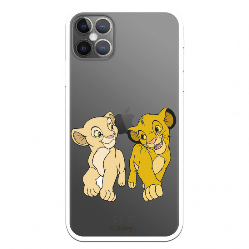 Carcasă oficială Disney Simba și Nala pentru iPhone 12 Pro - The Lion King