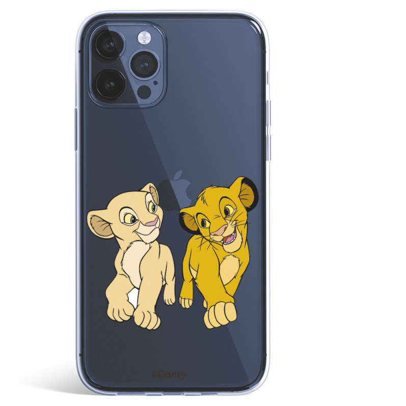 Carcasa oficială Disney Simba și Nala Simba și Nala Lookalike iPhone 12 Pro Max Case - The Lion King