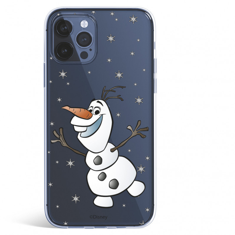 Carcasa oficială Disney Olaf Olaf Olaf Transparent iPhone 12 Pro Max - Frozen