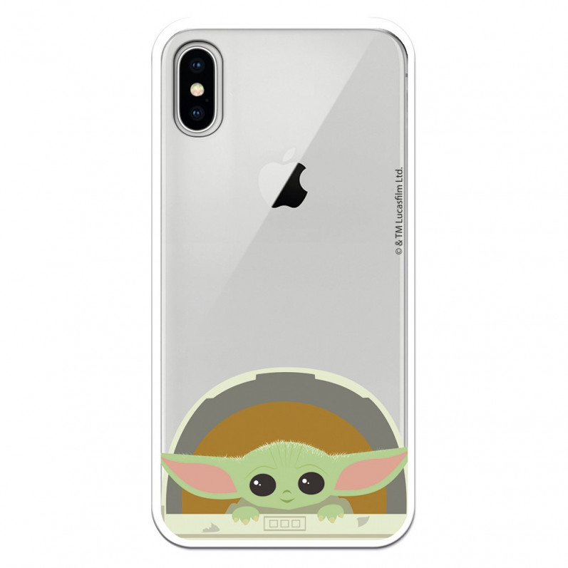 Oficial Star Wars Baby Yoda zâmbește oficial pentru iPhone X Case - Star Wars