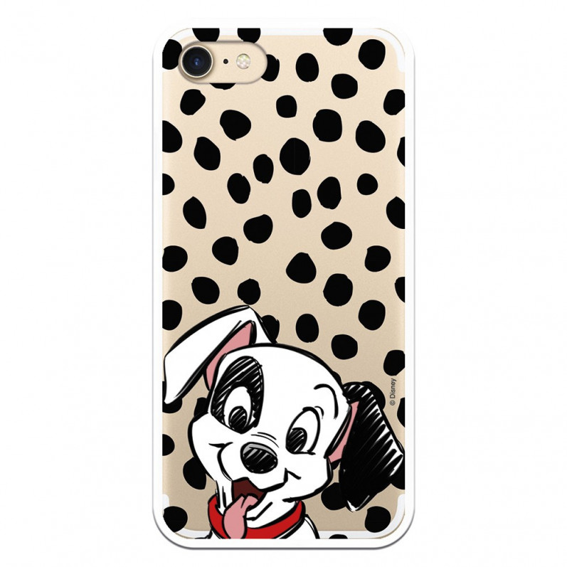 Carcasa oficială Disney Puppy Stain pentru iPhone 7 - 101 Dalmatians