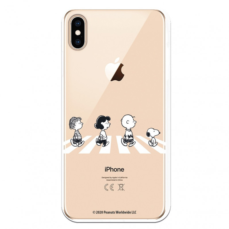 Caractere pietonale oficiale Peanuts Caractere pietonale iPhone XS Max Case - Snoopy