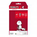 Carcasa oficială Peanuts Snoopy Stripe pentru iPhone X - Snoopy