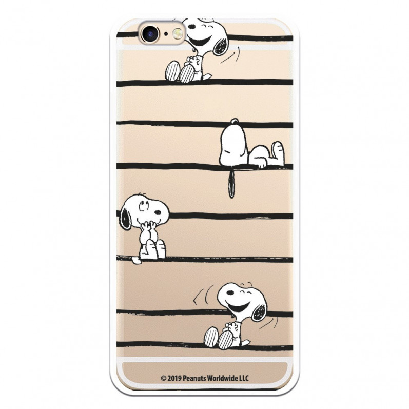 Official Peanuts Snoopy Snoopy Snoopy Stripe iPhone 6 Case - Snoopy