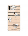 Oficial Peanuts Snoopy Snoopy Snoopy Stripe iPhone XS Max Case - Snoopy